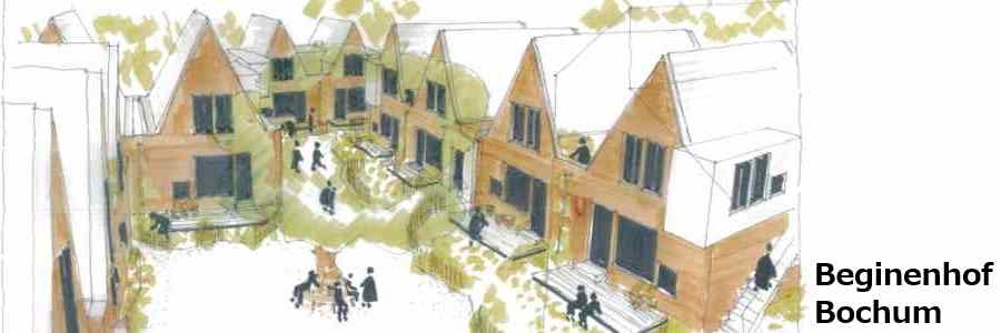 Architektengrafik des Hofes